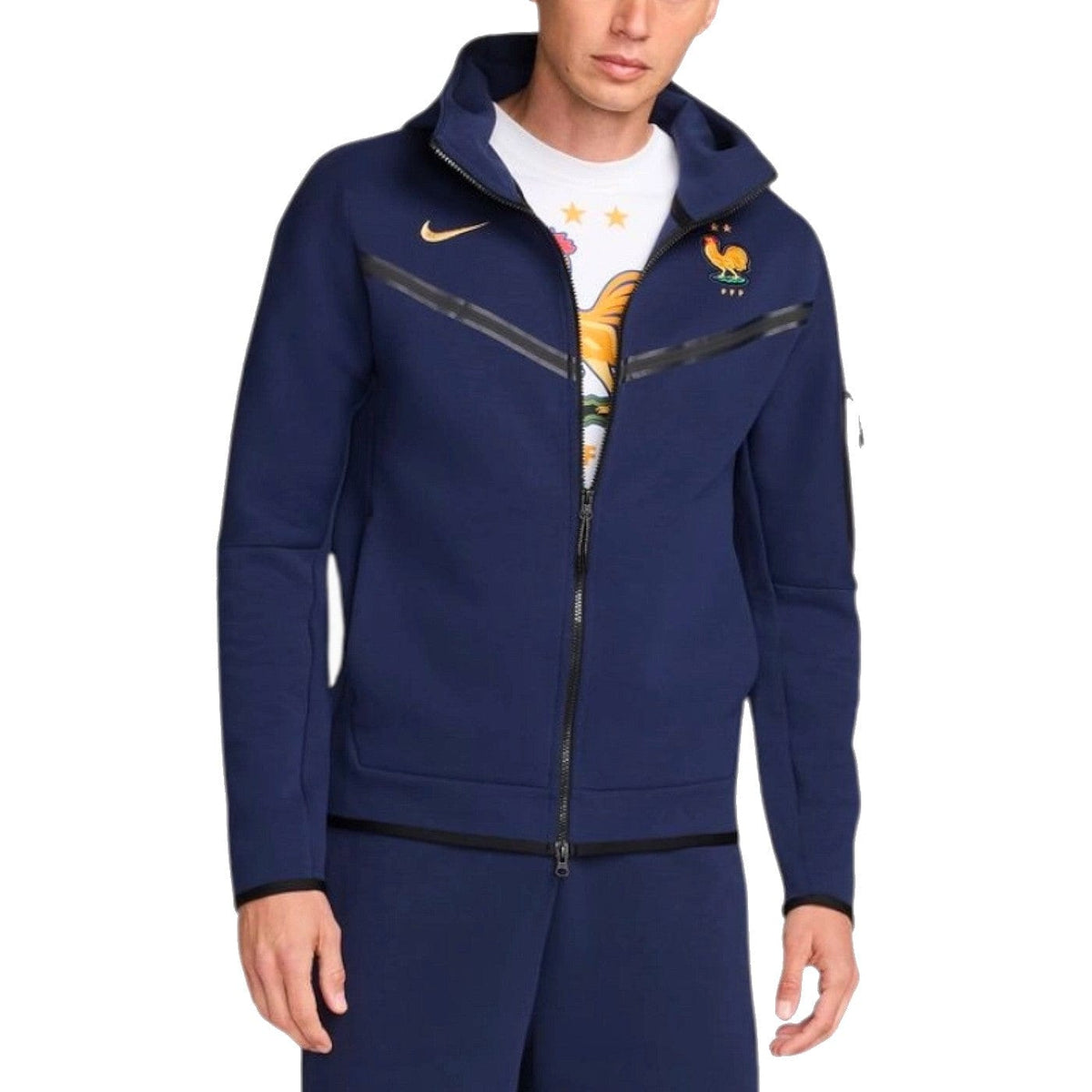 France Tech Fleece presentation soccer jacket 2024 - Nike